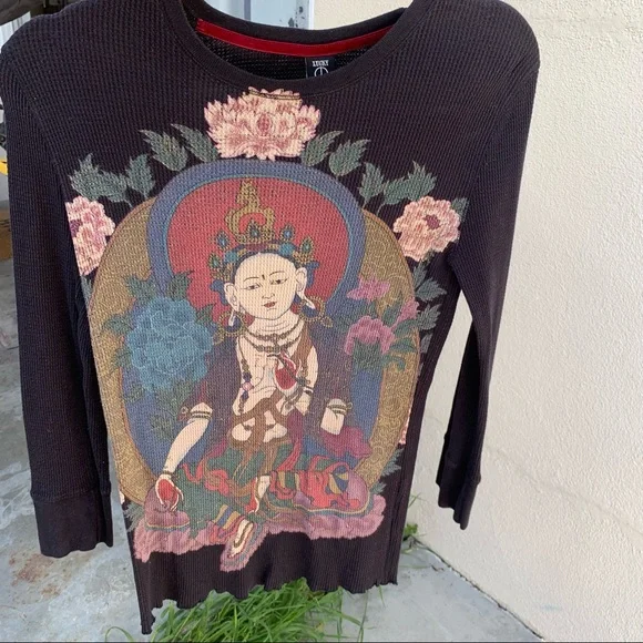Lucky Brand Tops Lucky Brand Buddha Shirt Poshmark